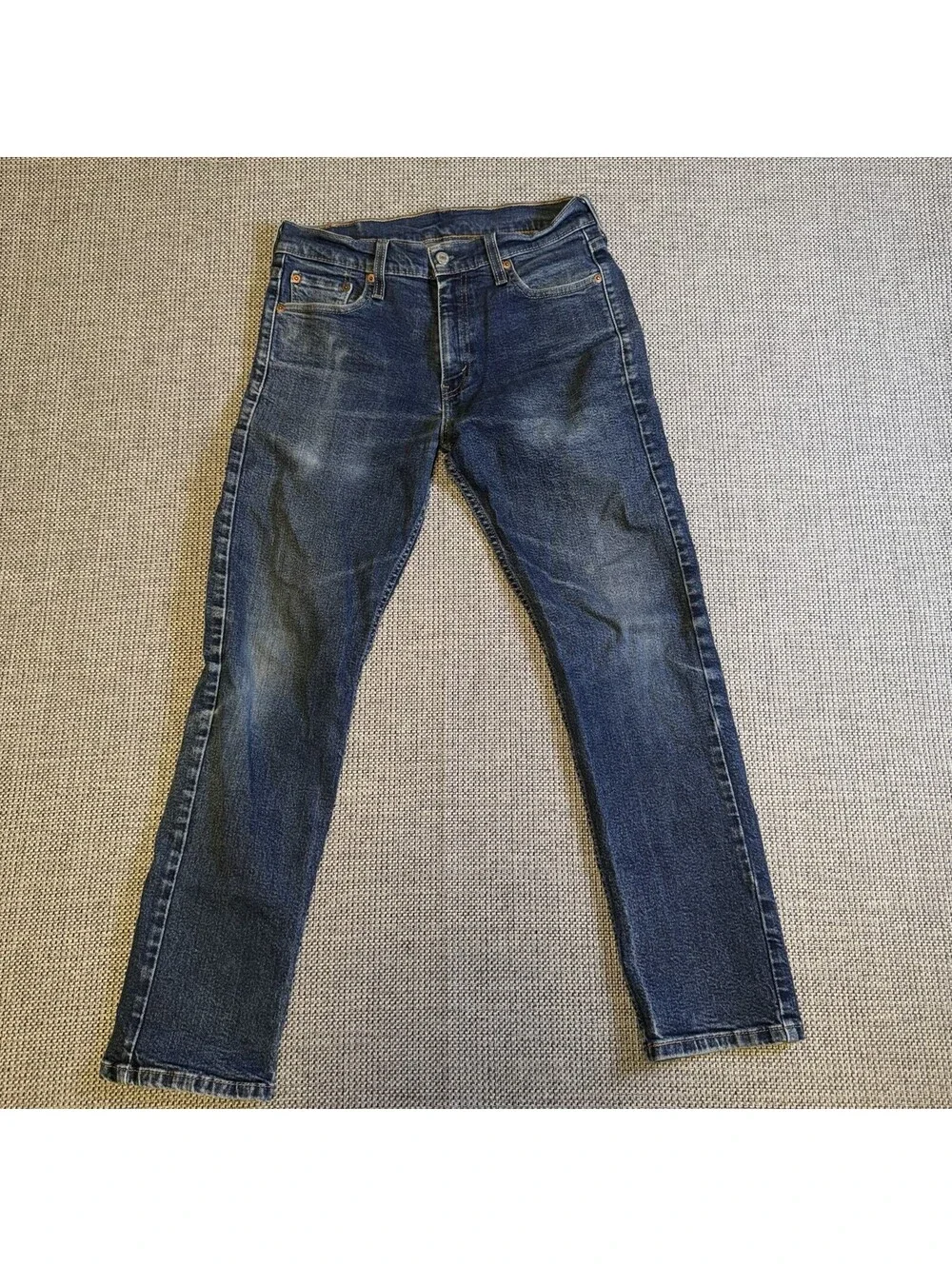Levi's 513 Jeans Mens 30x30 Blue Slim Fit Straight Cut Stretch Denim Medium Wash